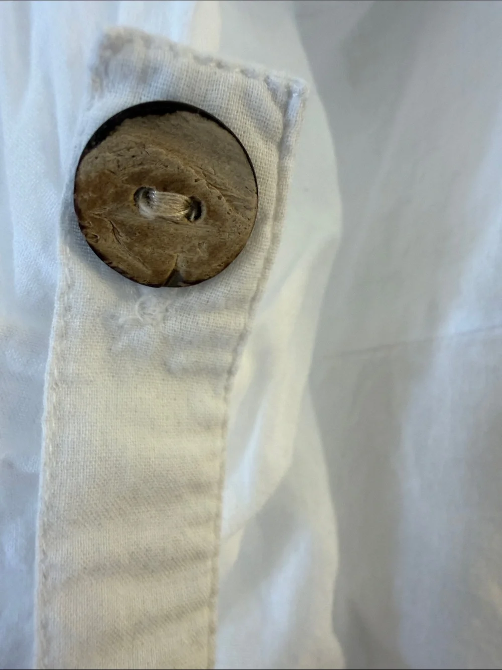 Club Z Collection White Button-Front Lightweight Tunic Sz 3x